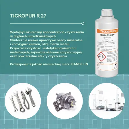 Tickopur R 27 optymalne zastosowanie, branże