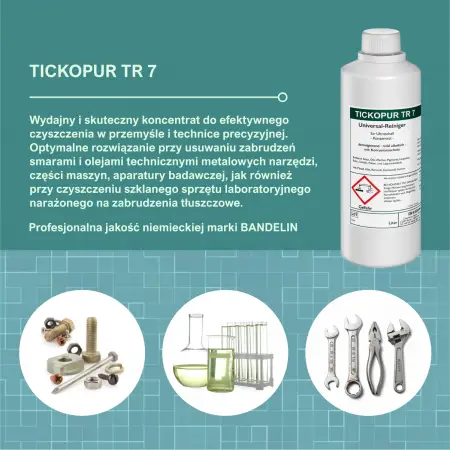 Tickopur TR 7 optymalne zastosowanie, branże