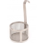 Okrągły zawieszany koszyk z drobną siatką