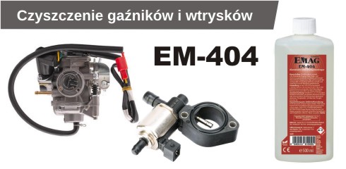Płyn EM 404 ultradźwiękowe czyszczenie gaźników