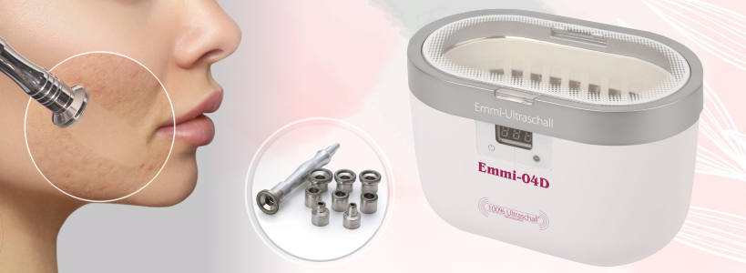 Ultradzwiekowe czyszczenie frezów do mikrodermabrazji