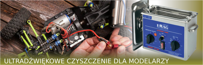 Ultradźwiękowe czyszczenie modeli