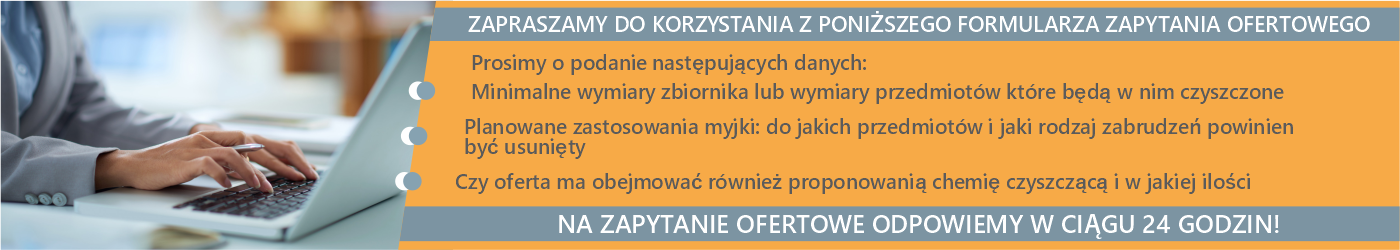 Zapytanie ofertowe o myjkę ultradźwiękową EMAG Polska baner