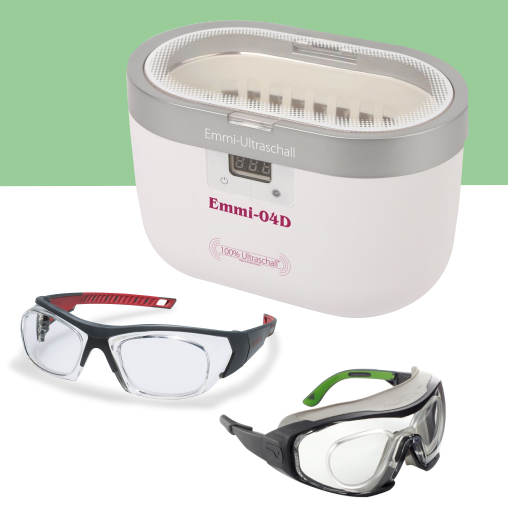 czyszczenie okularów w myjce ultradzwiękowej